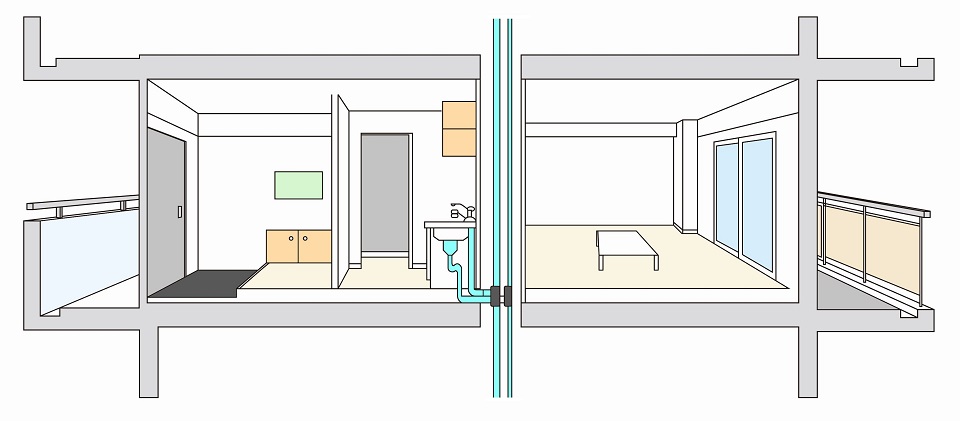 間取り断面図