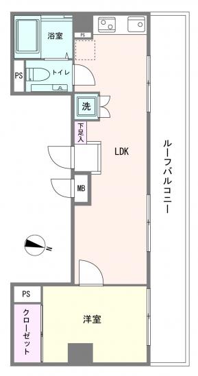 グリーンキャピタル久が原-1-間取図(平面図)
