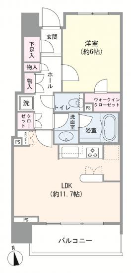 ルジェンテ白金台-1-間取図(平面図)