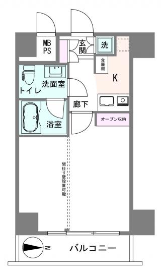 東建島津山南ハイツ-1-間取図(平面図)