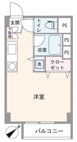 目黒コーポビアネーズ-1-間取図(平面図)