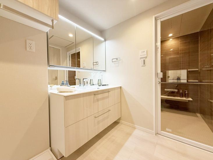 パークタワー東京フロント-11-洗面