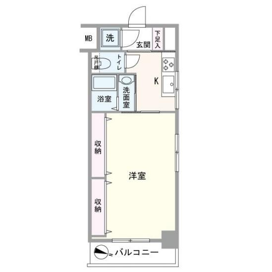 カーサ大岡山-1-間取図(平面図)