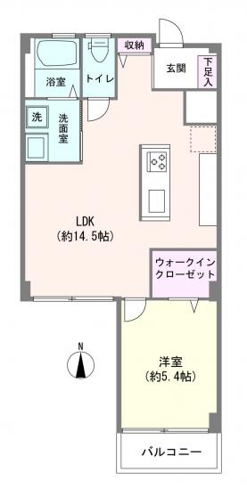 マンション下目黒苑-1-間取図(平面図)