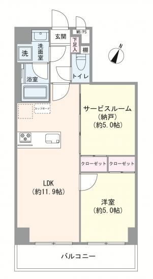 ライオンズマンション久が原駅前-1-間取図(平面図)