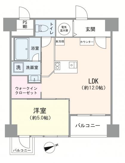 グランドメゾン田町-1-間取図(平面図)