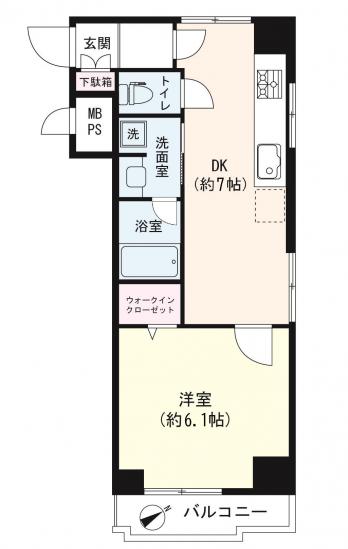 エクセル入谷　２号館-0-間取図(平面図)