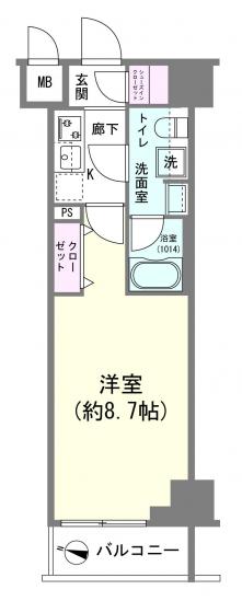 アンベリール亀戸パーク-1-間取図(平面図)