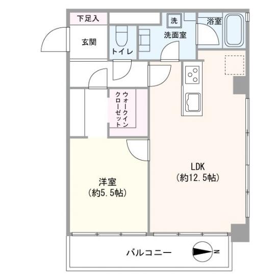 ドミール千駄木-1-間取図(平面図)