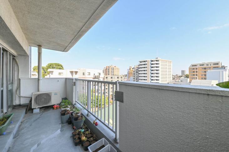 ドミール千駄木-7-バルコニー