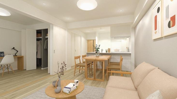 田端スカイハイツ-0-完成予想図(内観)