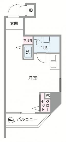 シティマークス亀戸-1-間取図(平面図)