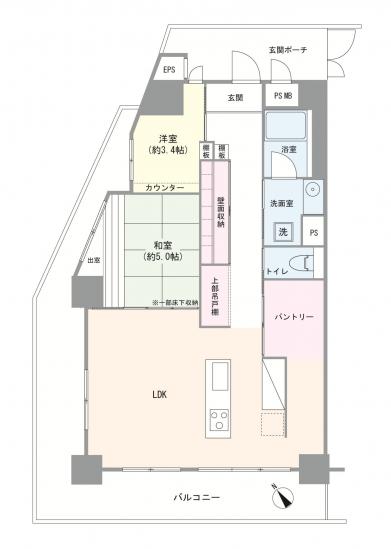 シェーンブルク本所-1-間取図(平面図)