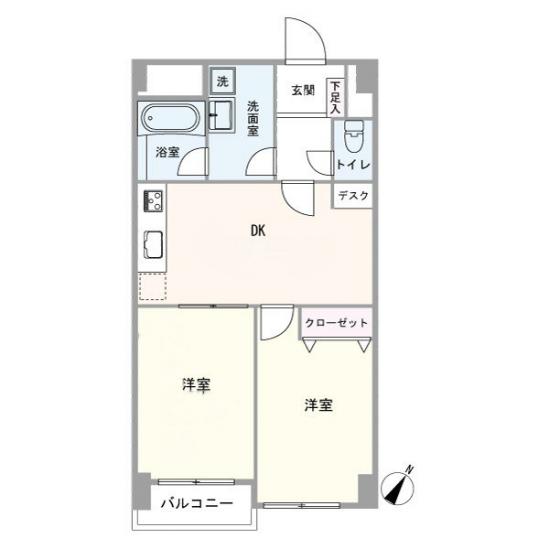 ライオンズマンション駒込第２-1-間取図(平面図)