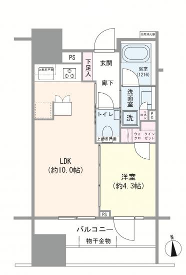 ディアナコート文京本郷台-1-間取図(平面図)