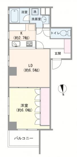ヘブン鳥越-1-間取図(平面図)