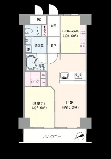 ホワイトレジデンス-1-間取図(平面図)