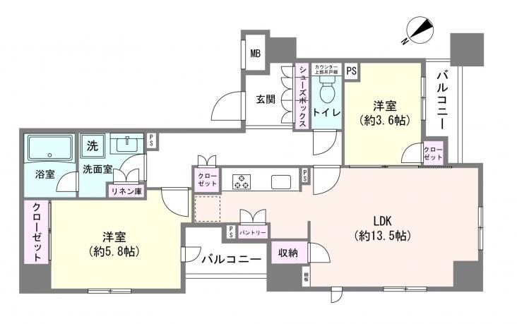 アルカ―デンタワー入谷-1-眺望