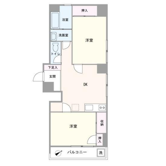 サクラハイツ-1-間取図(平面図)