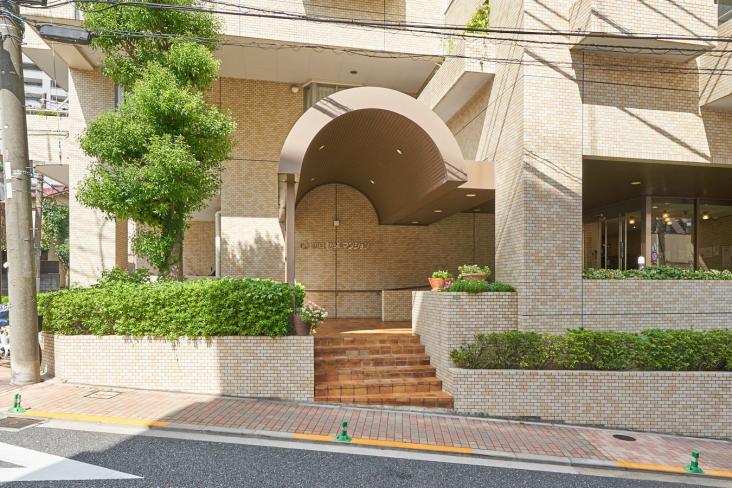 朝日動坂マンション-4-エントランス