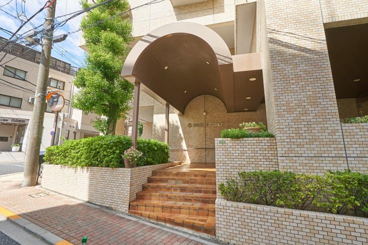 朝日動坂マンション-5-エントランス