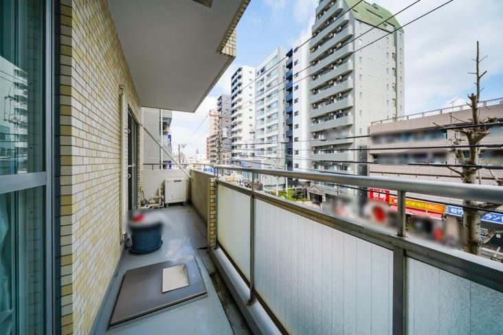 朝日動坂マンション-17-バルコニー