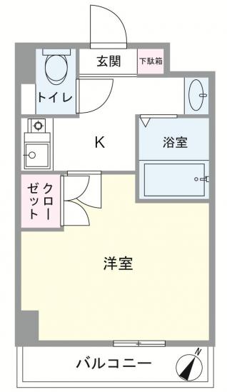 カテリーナ千駄木-1-間取図(平面図)