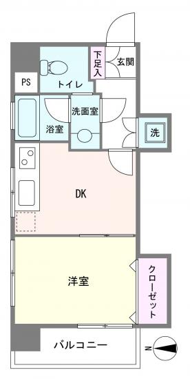 駒形マンション-1-間取図(平面図)