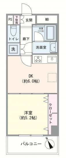 リーデンスタワー-1-間取図(平面図)