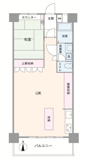 亀戸２丁目団地　９号棟-1-間取図(平面図)