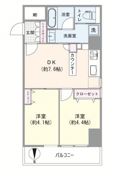 ハイツ両国駅前-1-間取図(平面図)