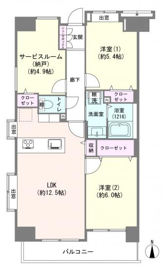 エス・バイ・エルマンション錦糸町-1-間取図(平面図)