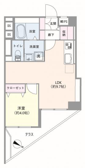 メイゾン向島-0-間取図(平面図)