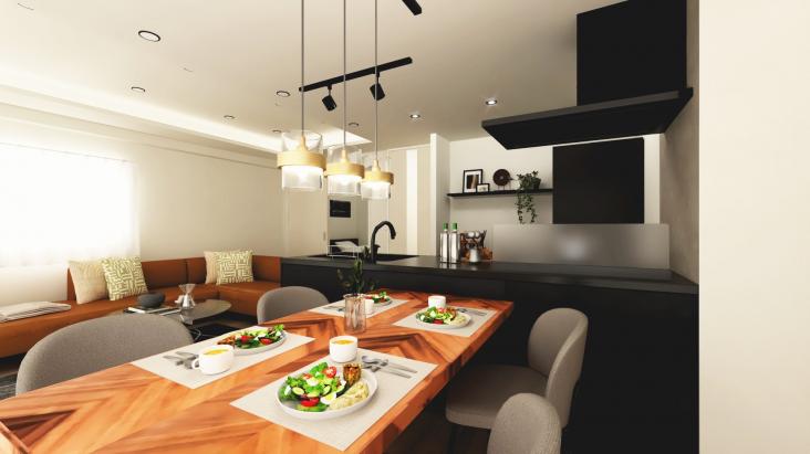 まんしょん中目黒-2-完成予想図(内観)