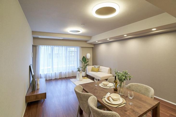 常盤松ハウス-2-リビング