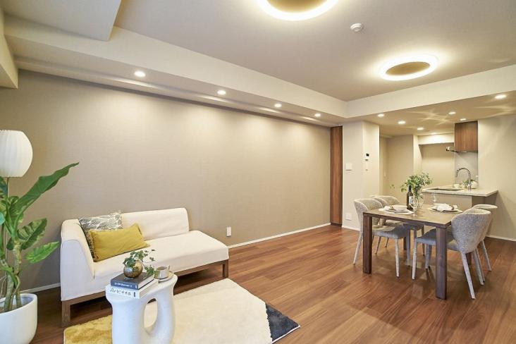 常盤松ハウス-4-リビング