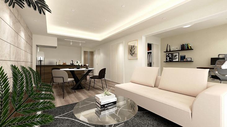 東急ドエルアルス弦巻２号棟-3-完成予想図(内観)