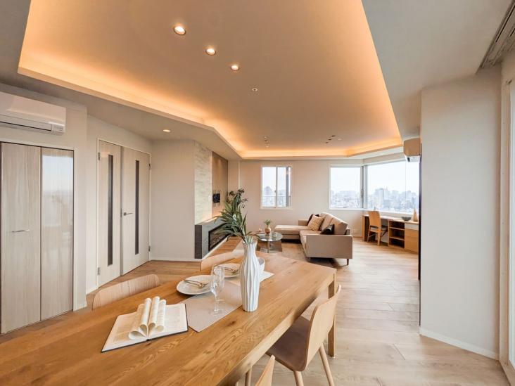 プリズムタワー-2-リビング