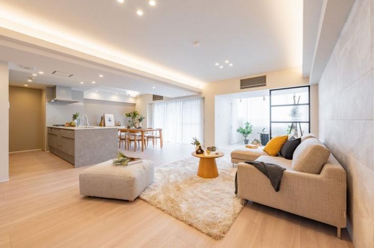 ライオンズマンション弦巻グランフォート-0-リビング