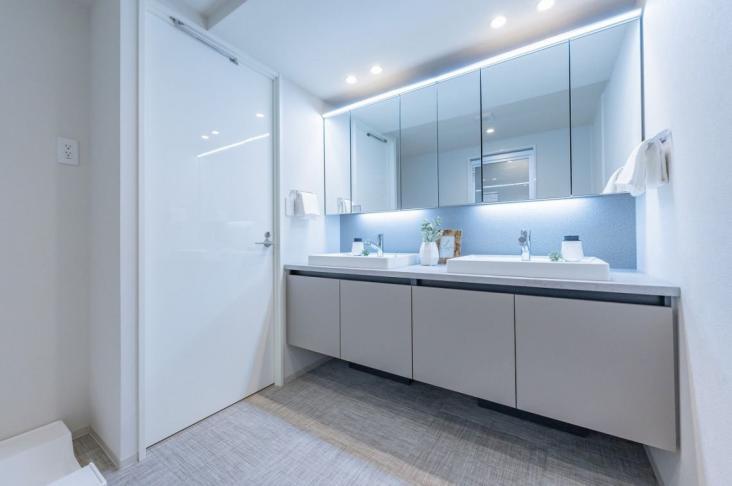 ライオンズマンション弦巻グランフォート-15-洗面