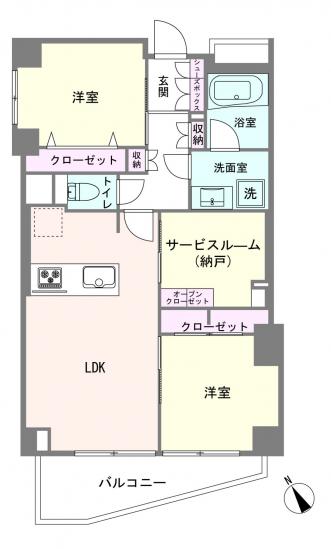 目黒青葉台グランドハイツ-1-間取図(平面図)