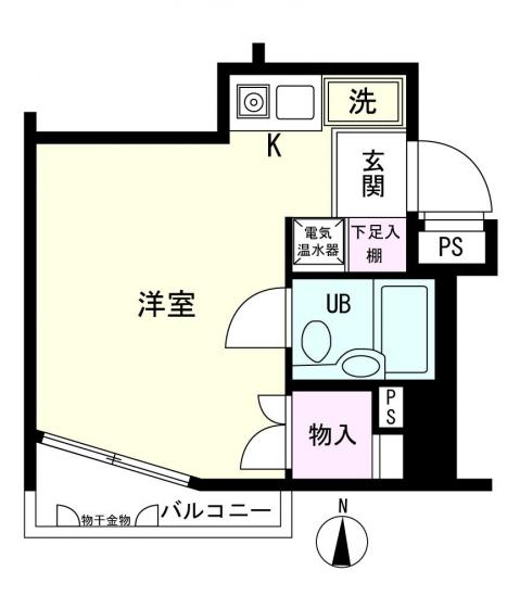 キャッスルマンション光が丘-1-間取図(平面図)