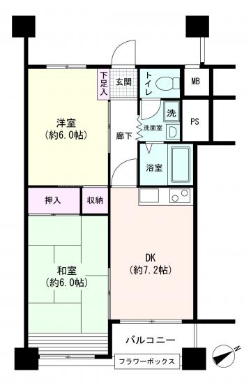 板橋スカイプラザ-1-間取図(平面図)