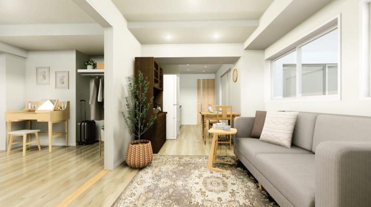 東池袋ハイツ　弐番館-3-完成予想図(内観)