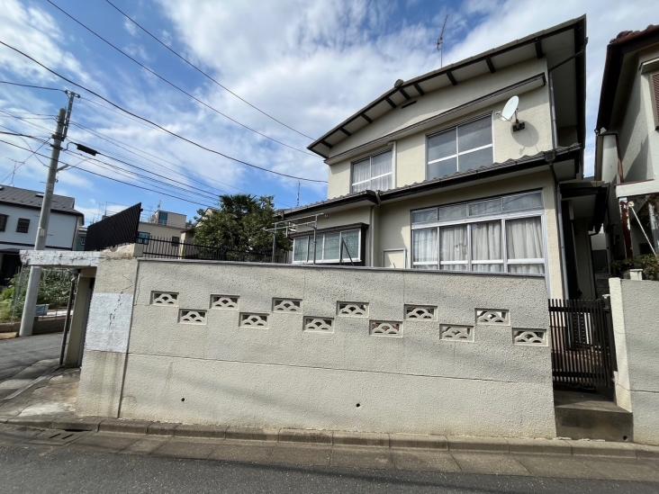 板橋区赤塚四丁目土地(古家付)-3-前面道路含む外観