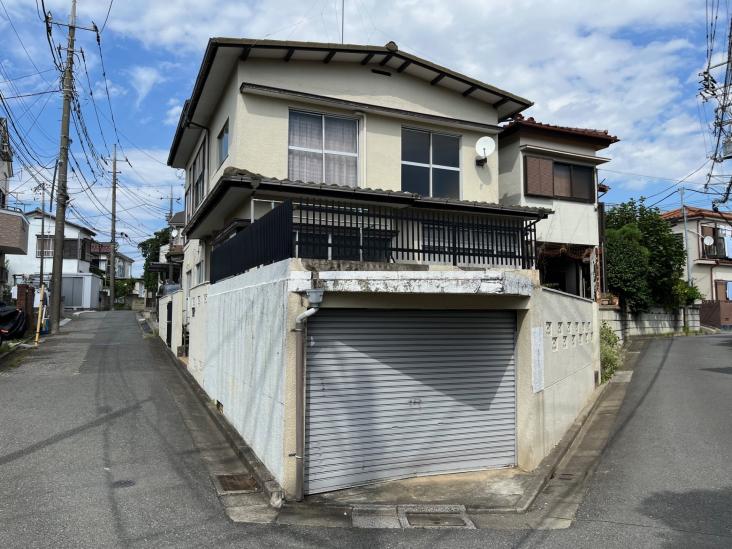 板橋区赤塚四丁目土地(古家付)-4-前面道路含む外観