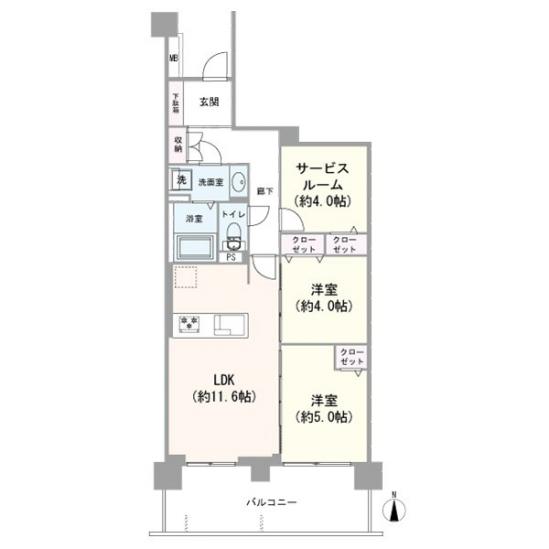 パーク・エステート上板橋-1-間取図(平面図)