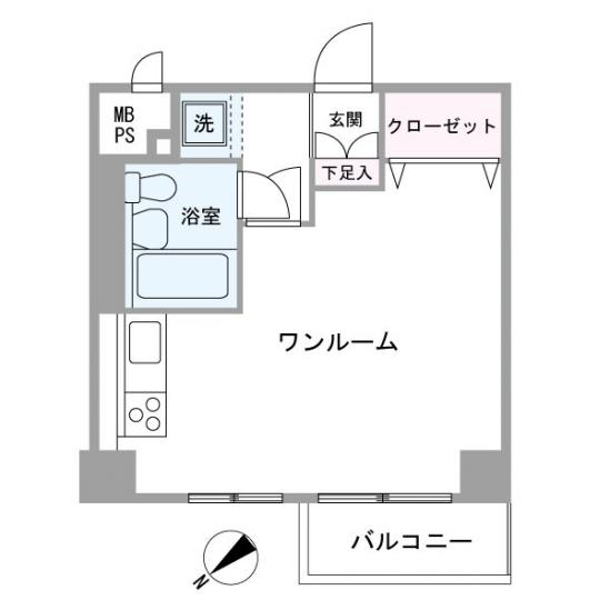 イトーピア豊玉マンション-1-間取図(平面図)
