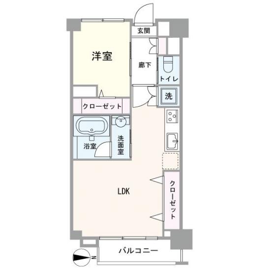 練馬サマリヤマンション-1-間取図(平面図)