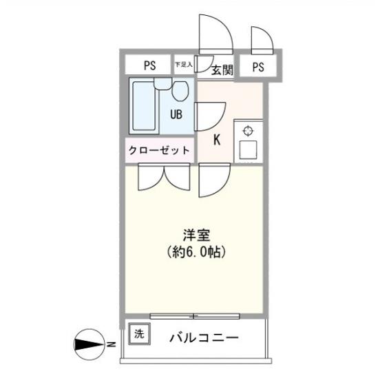 レインボーヒル桜台-1-間取図(平面図)